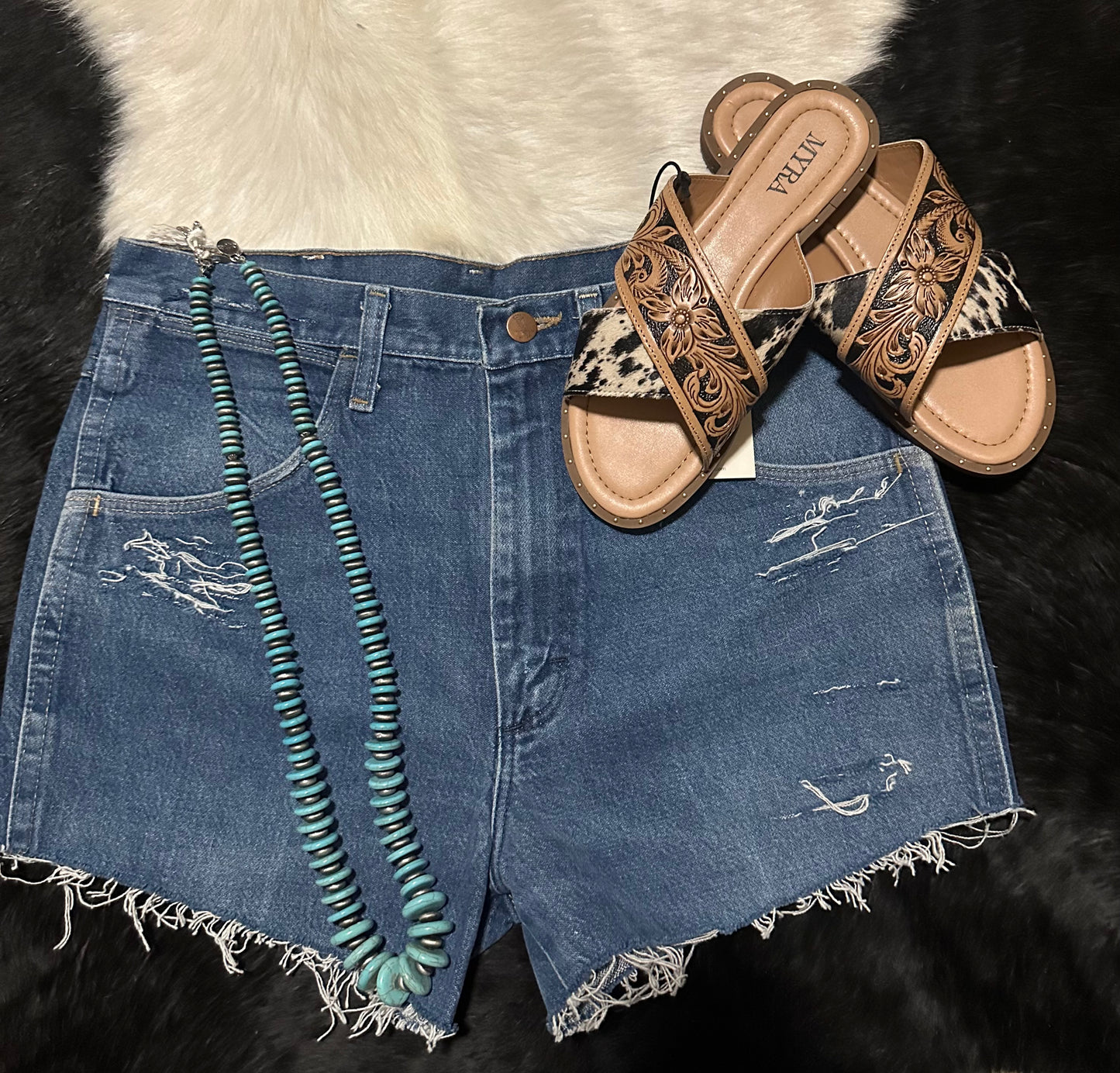 Vintage Wrangler Shorts Medium Denim