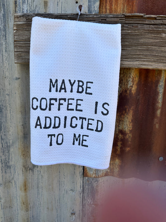 Coffee Addict Hand Towel