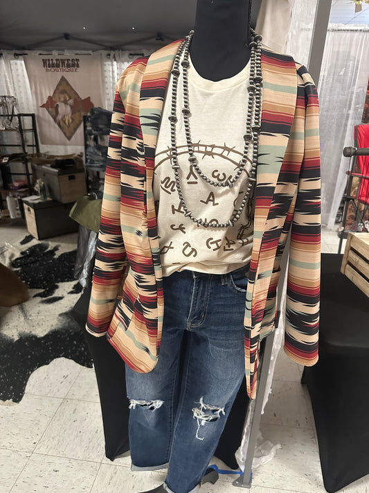 Sunset Aztec Blazer