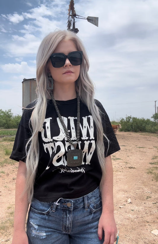 The Wild West Wanderlust Crop Tee