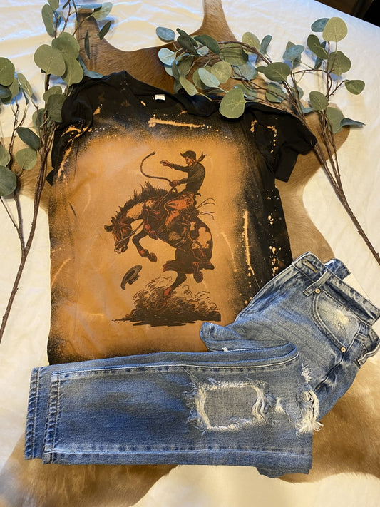 The Bleached Bronc Tee