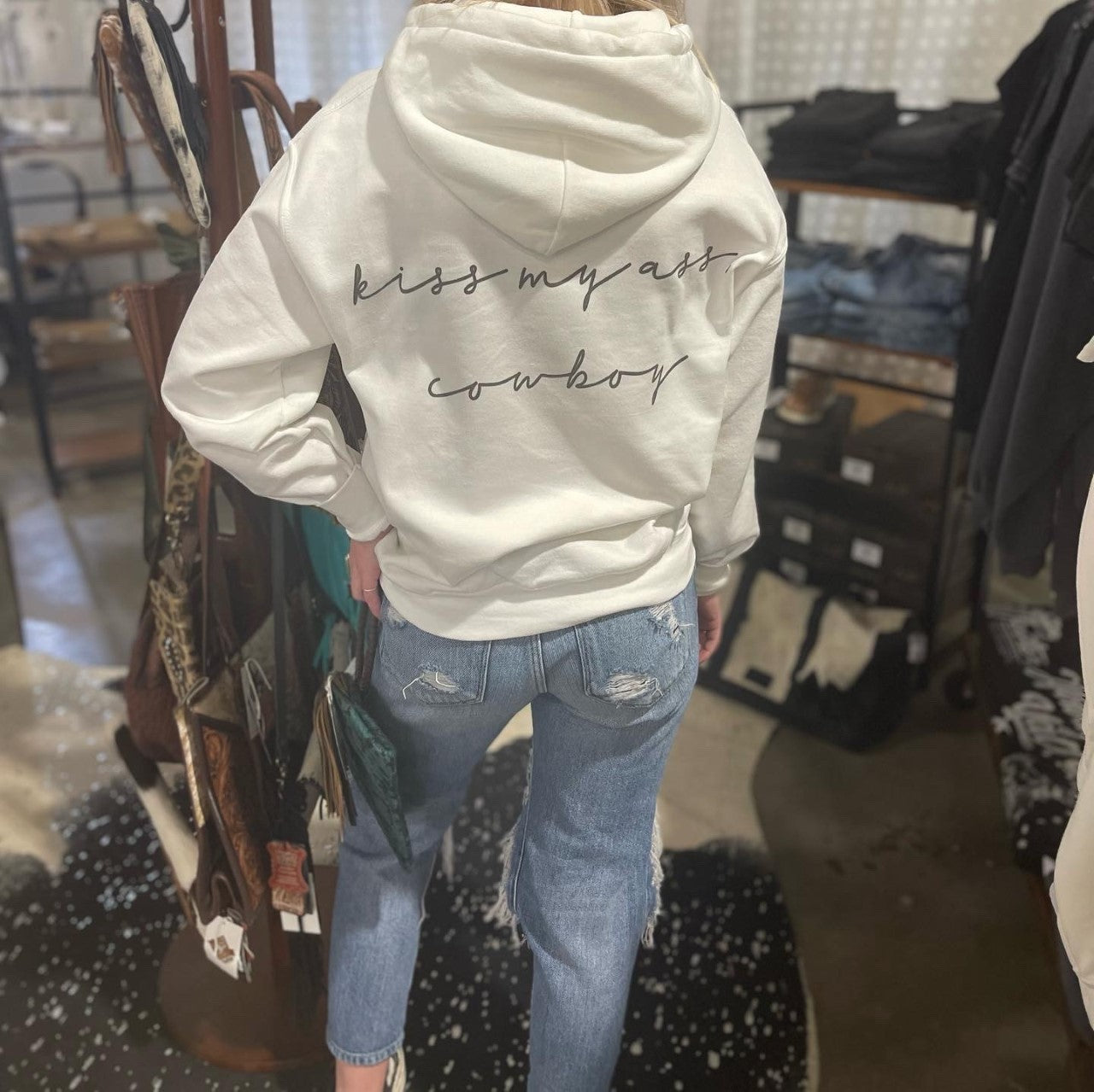 Kiss My Ass Cowboy Sweatshirt