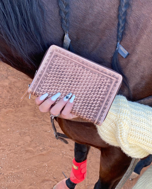 Classic Tooled Wallet