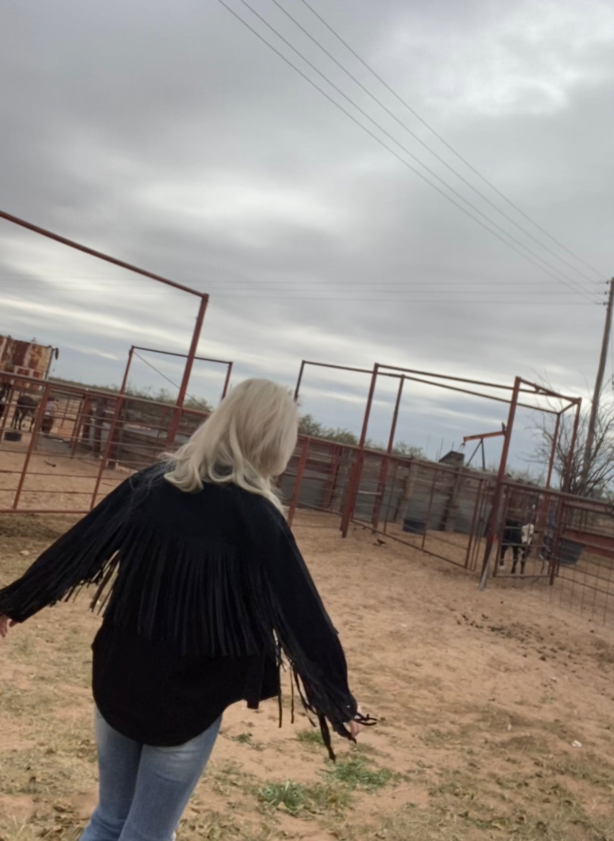 The Fringed Cowboy in Black