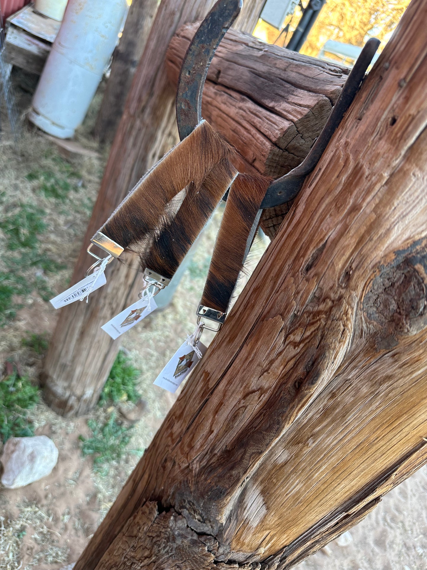 Cowhide Keychain